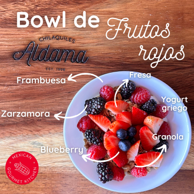 Bowl de frutos rojos